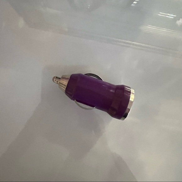 Other - Purple Car Adaptor Phone Charger